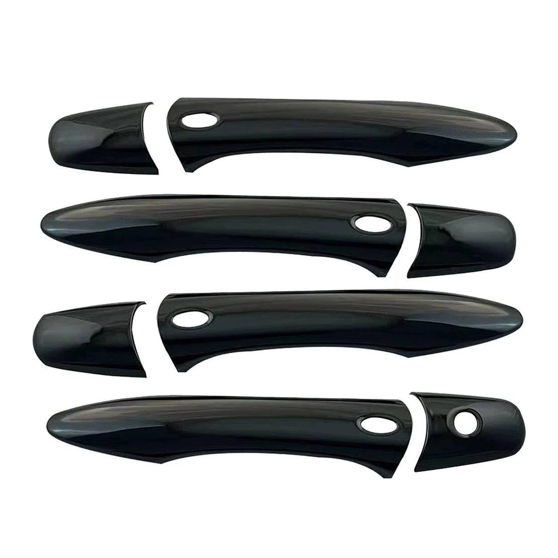 Gloss Black Door Handle Cover Trim for Infiniti QX60 QX70 QX80 (2008-2020)