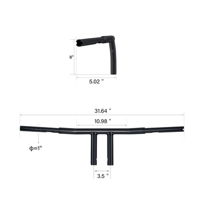 8'' T-Bar Handlebar for Harley Sportster 883