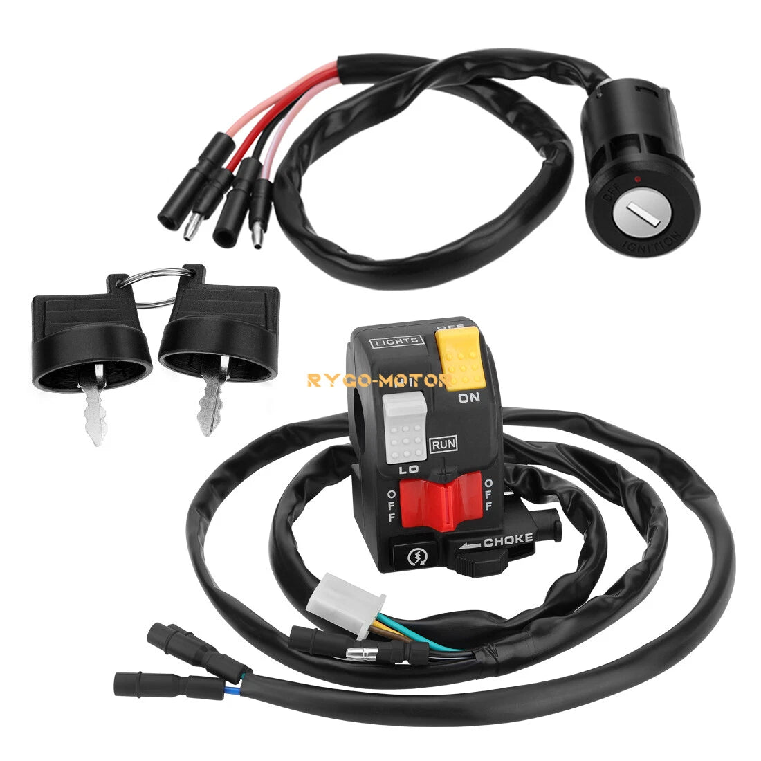 Handlebar & Key Switch for Honda FourTrax 300 (1990–1995)