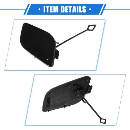 Bumper Tow Hook Eye Hole Cover for Mercedes-Benz R350 (2011-2012) Black