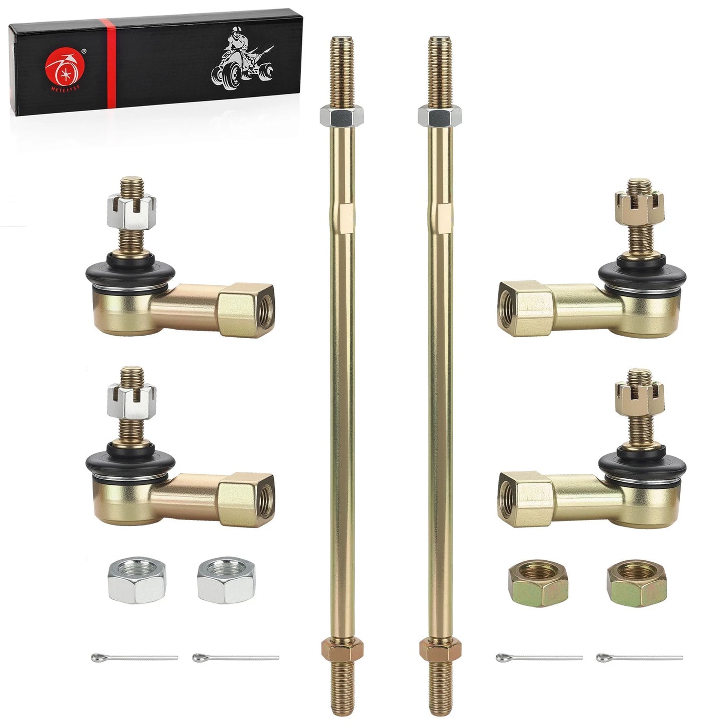 Left Right Tie Rods w/ End Kit for Honda TRX450ER 2006-2014