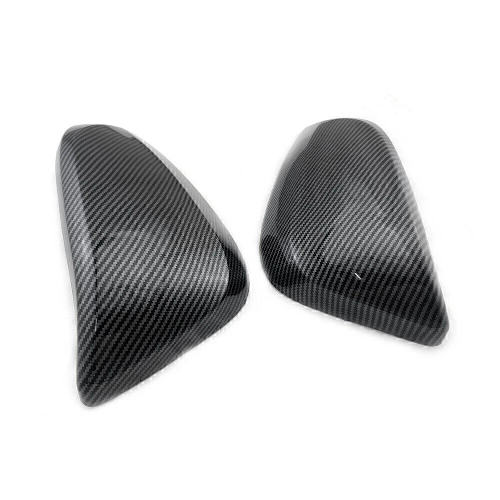 Carbon Fiber Side Door Mirror Cover Trim for Toyota Hilux Revo (2015-2022)