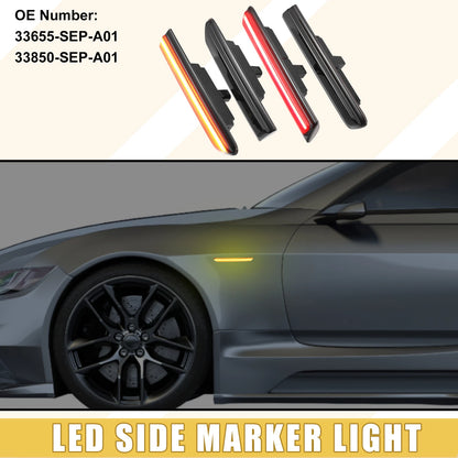 Front Rear LED Side Marker Light for Acura TL  Pairs