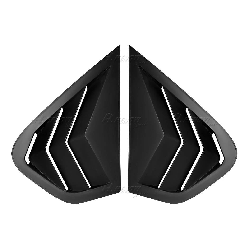 Gloss Black / Rear Side Window Louver Vent Cover Trim for BMW X6 (2008–2014)