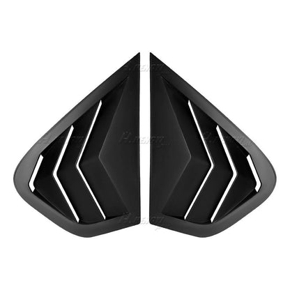 Gloss Black / Rear Side Window Louver Vent Cover Trim for BMW X6 (2008–2014)