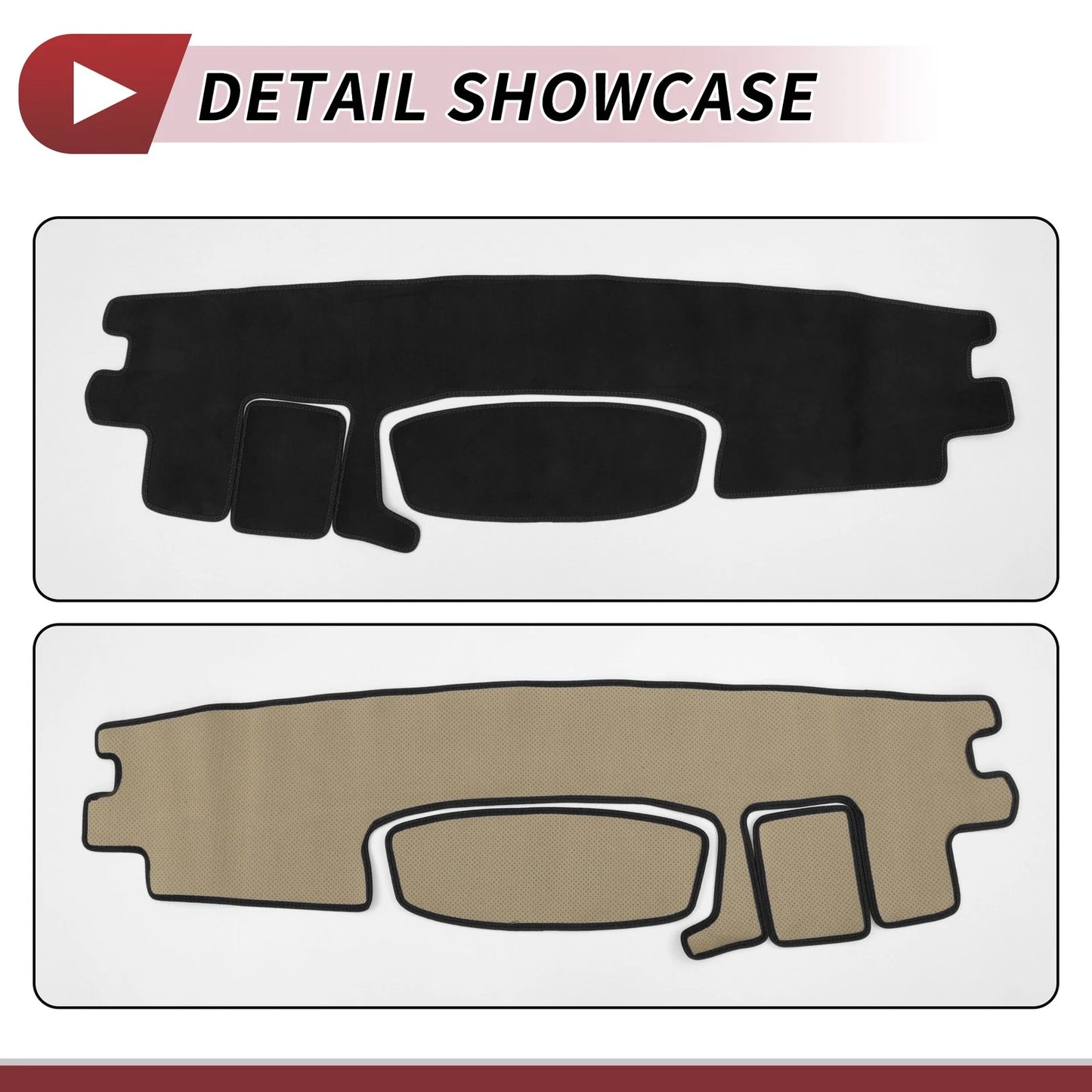 Dashboard Cover Mat for Toyota Roomy Tank 2016-2020 Sun Protector Black