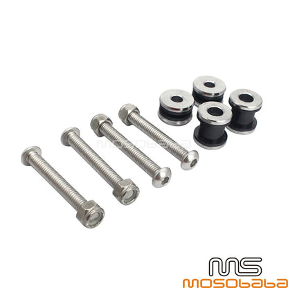 Sissy Bar Docking Mounts for Harley Sportster XL1200 XL883 XL1200T (04-20)