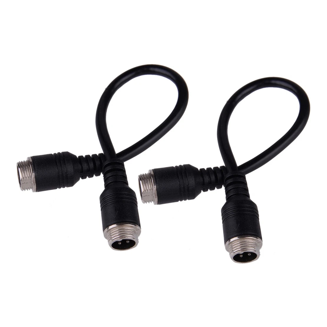 2 x 4-Pin Male to Male Connector Wire for Rearview Reversing Parking Camera