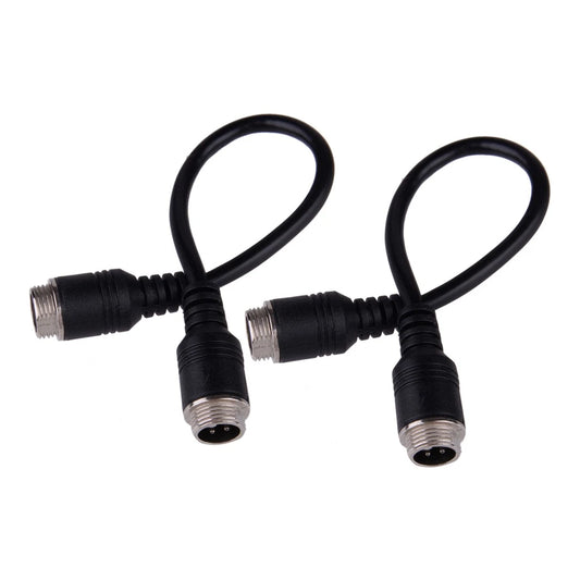 2 x 4-Pin Male to Male Connector Wire for Rearview Reversing Parking Camera