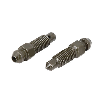 2 x Banjo Bolt Bleeder Screws with Cap for Motorcycle