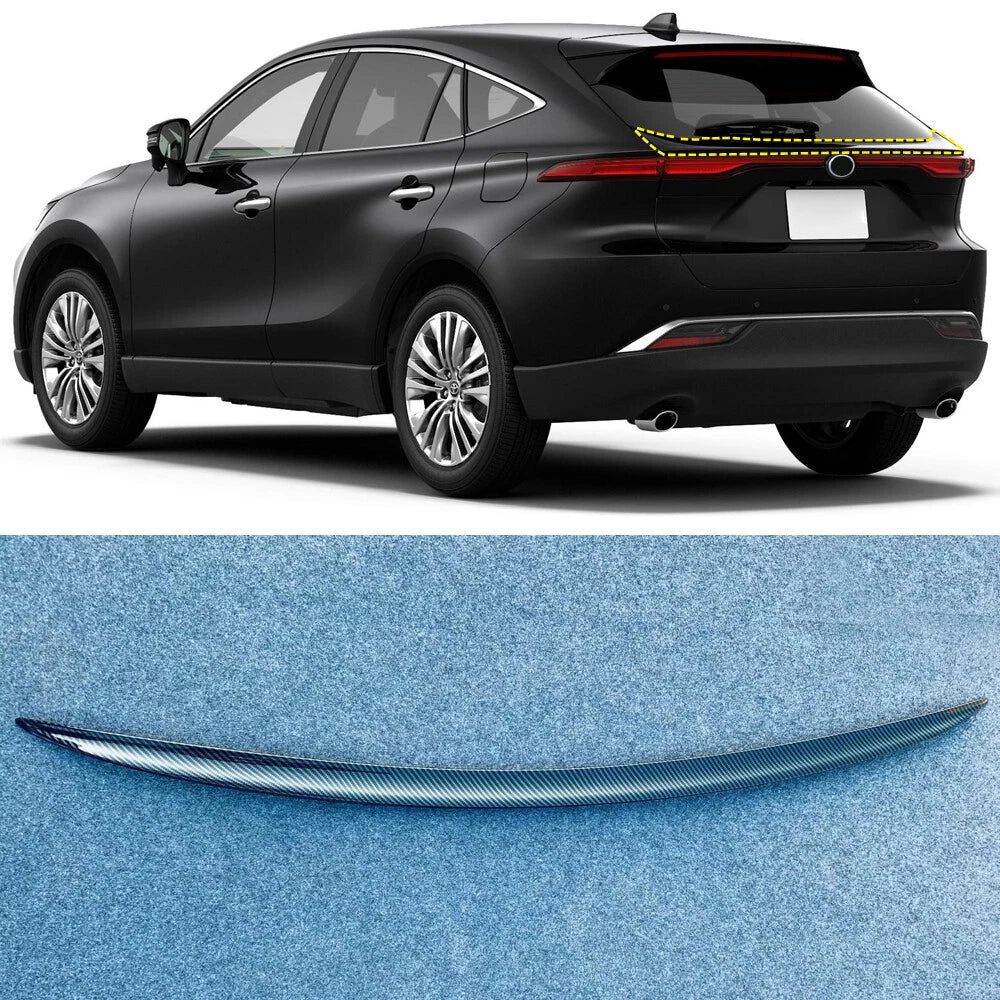 ABS Rear Boot Spoiler Wing Carbon Fiber for Toyota Harrier Venza (2020-2024)