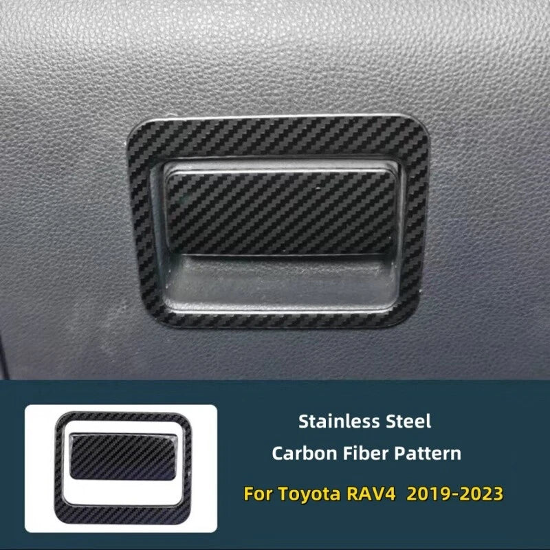 17PC Carbon Fiber Door Handle Gear Shift Air Outlet Cover Trim for Toyota RAV4