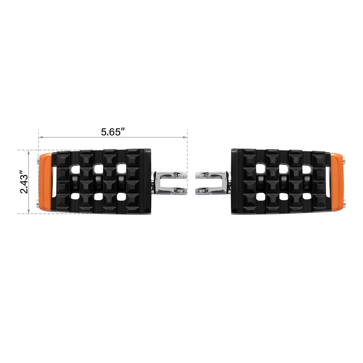 Black Rider Foot Pegs for Harley Softail Street Bob Fat Bob (2018-2025)