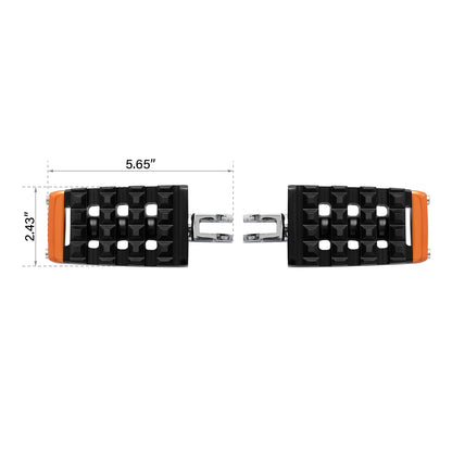 Black Rider Foot Pegs for Harley Softail Street Bob Fat Bob (2018-2025)