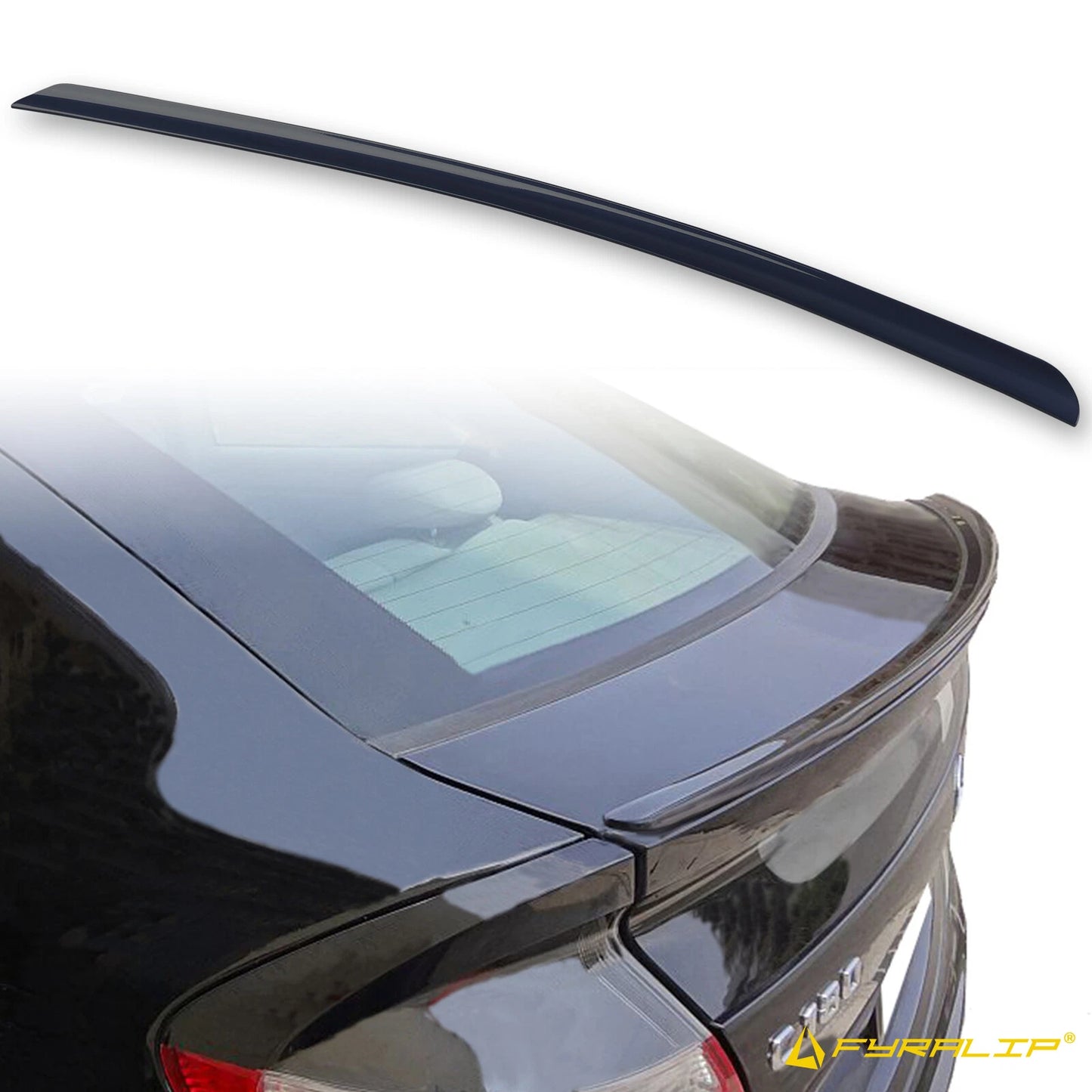 189 Black Boot Lip Spoiler for Mercedes W203 (2000-2006)