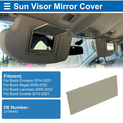 Sun Visor Mirror Cover Beige for Buick Envision (2014–2021)