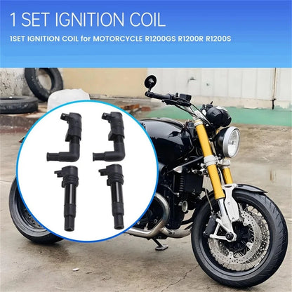 4 x Ignition Coils for BMW R1100S R1150R Rockster R Nine 1000T R900RT