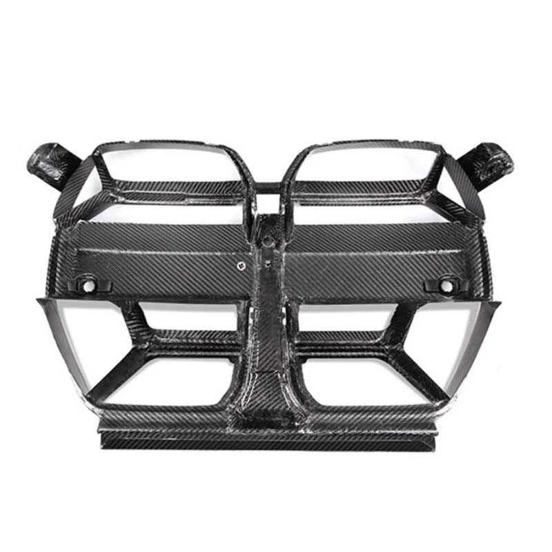 Real Carbon Fiber Front Bumper Grille Cover For BMW G80 M3 M4 G82 G83  2021-2024
