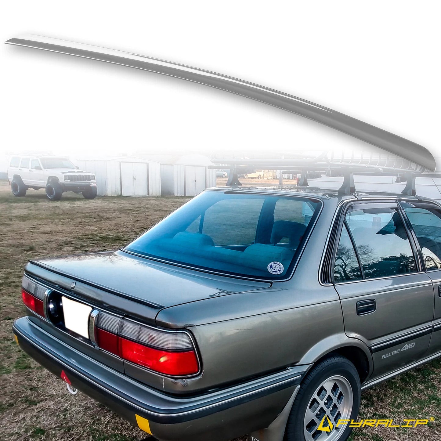168 Gray Boot Lip Spoiler for Toyota Corolla E90 (2006-2013)