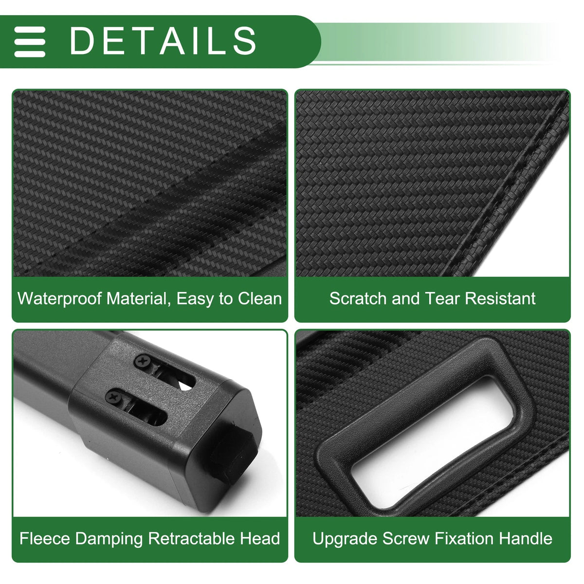 Cargo Cover for Lexus RX350 RX450H Black Carbon Fiber (2007-2023)