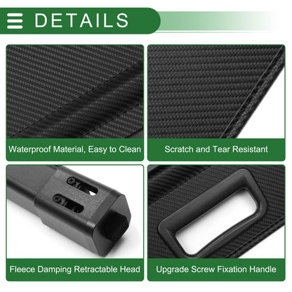 Cargo Cover for Lexus RX350 RX450H Black Carbon Fiber (2007-2023)
