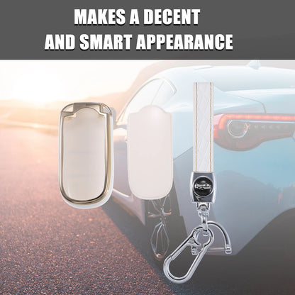 Smart Key Fob Case Cover Set for Jeep Grand Cherokee Renegade (2011-2023)