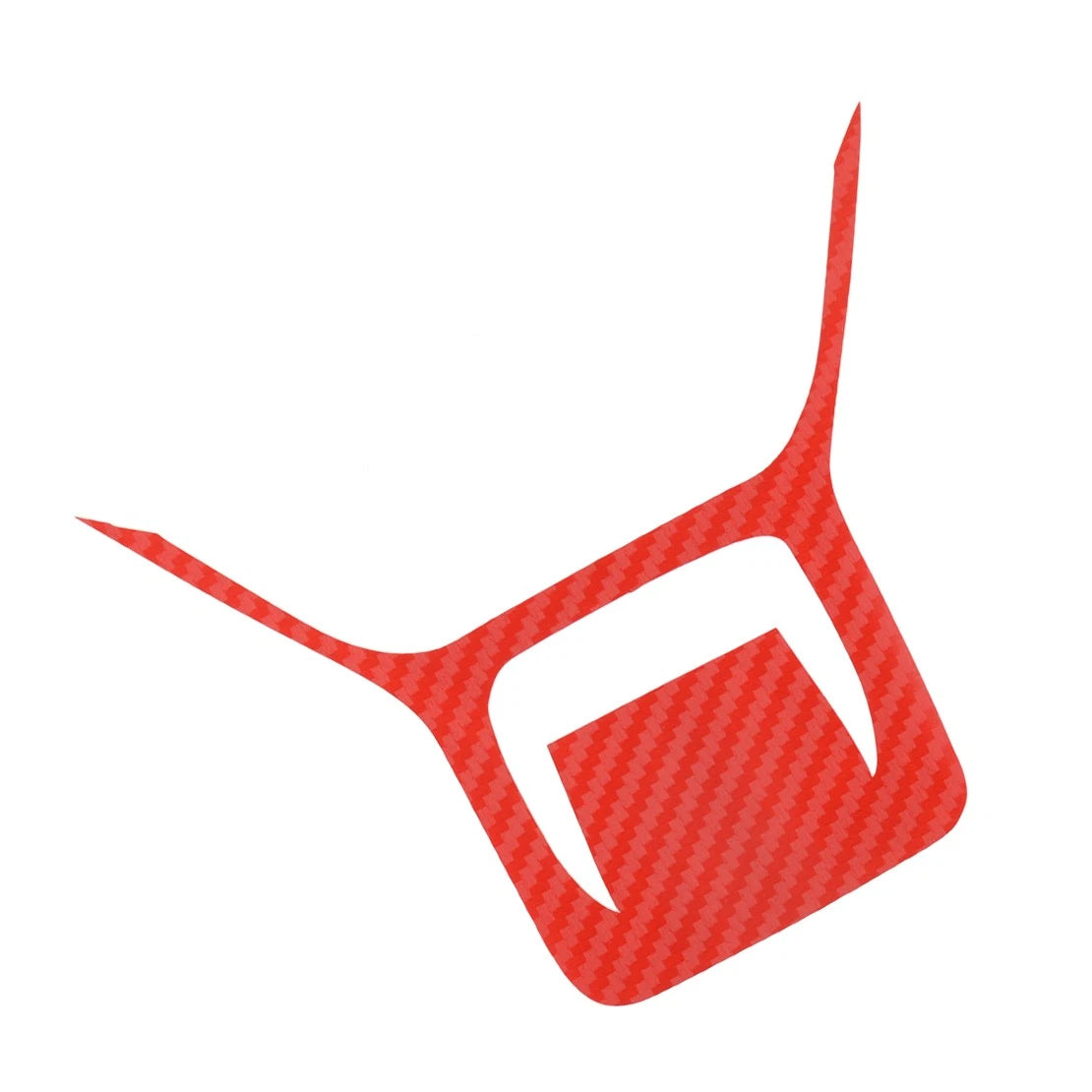 Red Carbon Fiber Steering Wheel Trim Cover for Kia K5 (2021-2022)