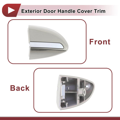 Yellow Exterior Door Handle Cover Trim for Toyota Corolla (2014-2018)