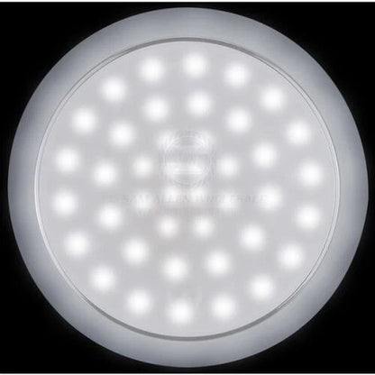 LED Round Touch On-Dim-Off Light for 12/24 Volt Applications, 24 LEDs