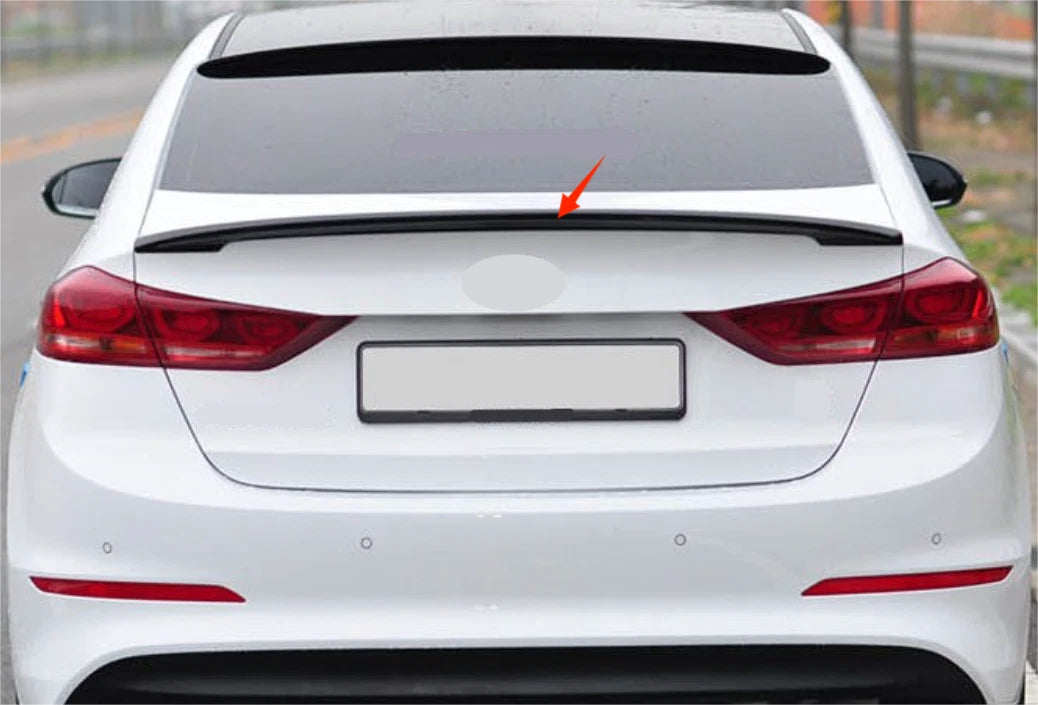 Boot Rear Spoiler Wing Lip ABS for Hyundai Elantra Sedan (2017-2018)