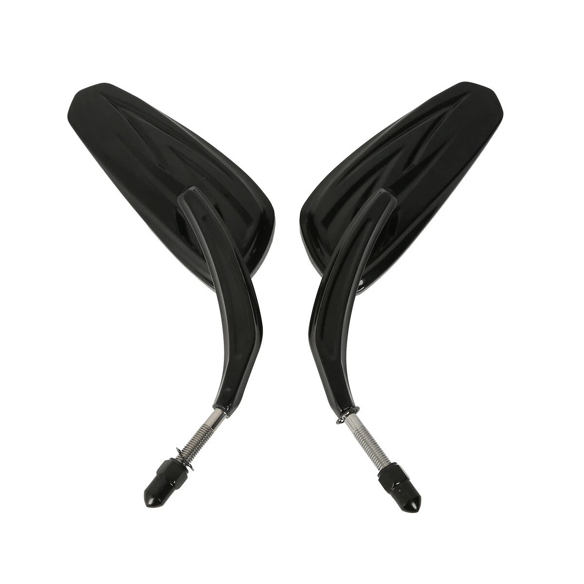 Pair Black Rear View Mirrors for Harley CVO Road Glide ST (2023-2024)
