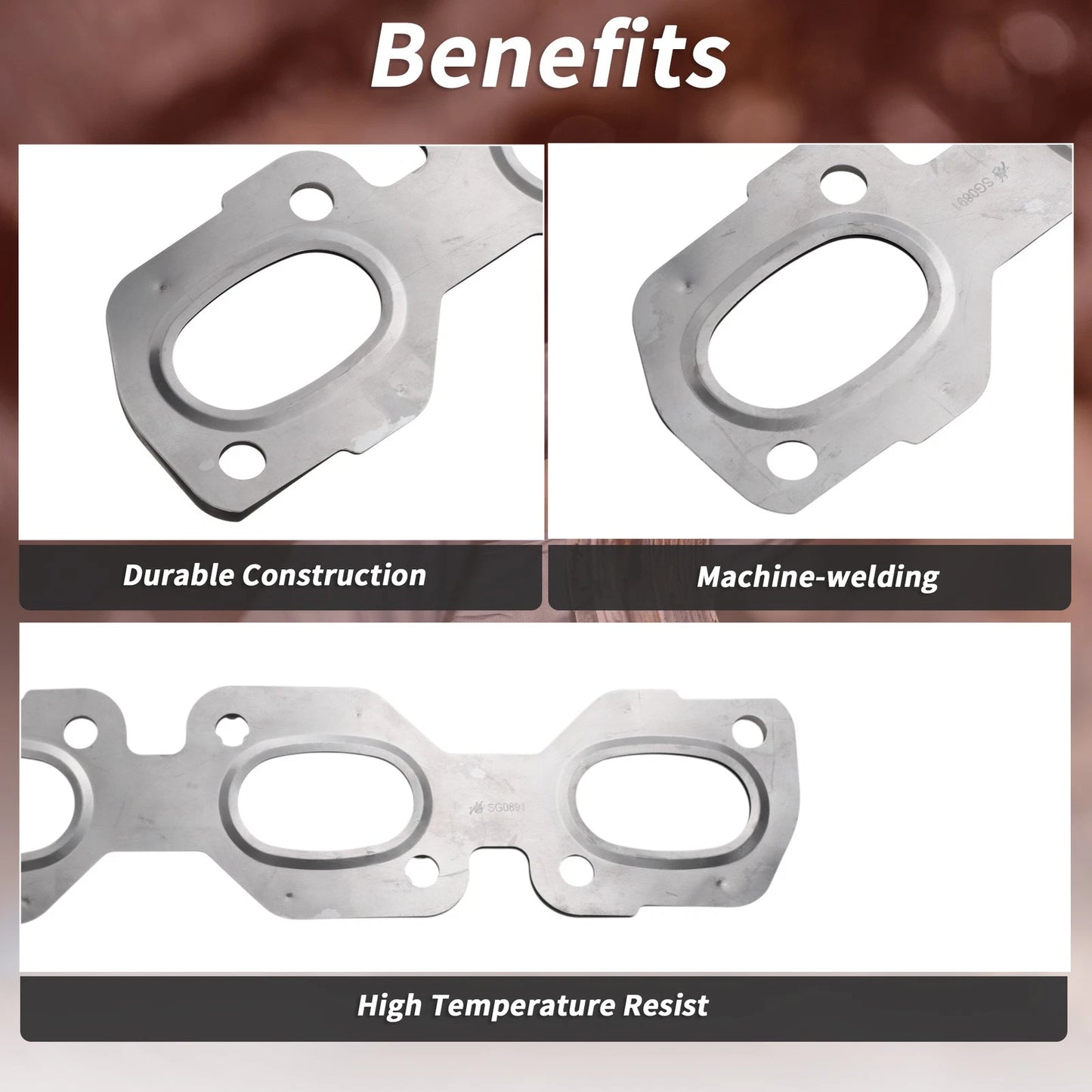 Exhaust Manifold Header Gaskets for Ford Fusion (2006-2012)