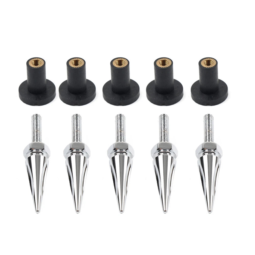 Spike Windshield Fairing Well Nut Bolt Kit for Harley Road Glide Custom (2008-2023)