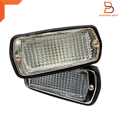 Pair of White Side Marker Clearance Lights for Nissan Datsun 510 240Z 260Z 280Z