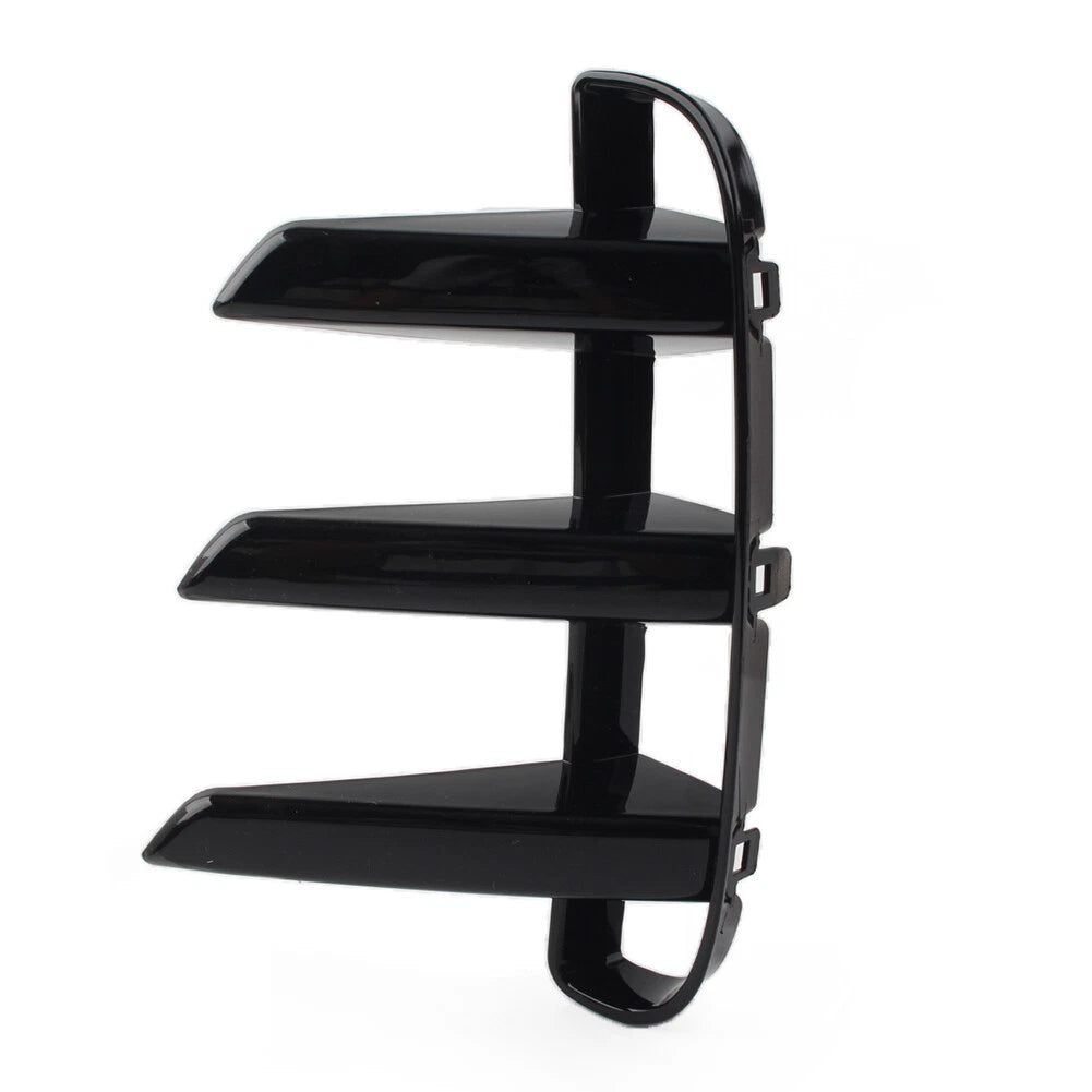 Glossy Black Front Bumper Grille Air Vent Cover for Land Rover Discovery 5 (21-22)