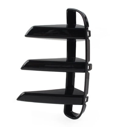 Glossy Black Front Bumper Grille Air Vent Cover for Land Rover Discovery 5 (21-22)