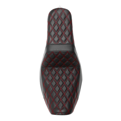 Breathable Driver Passenger Seat for Harley Dyna Low Rider Fat Bob (2006-2017)