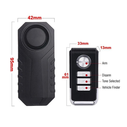 Bicycle Alarm Anti-Theft System for Bike, Motorcycle, Car, Vehicles