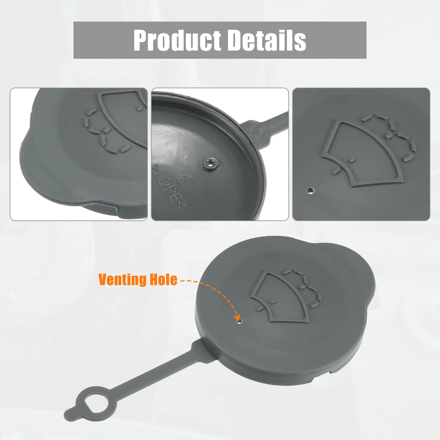Windshield Washer Fluid Reservoir Cap for Nissan Micra K13 (2011-2016)