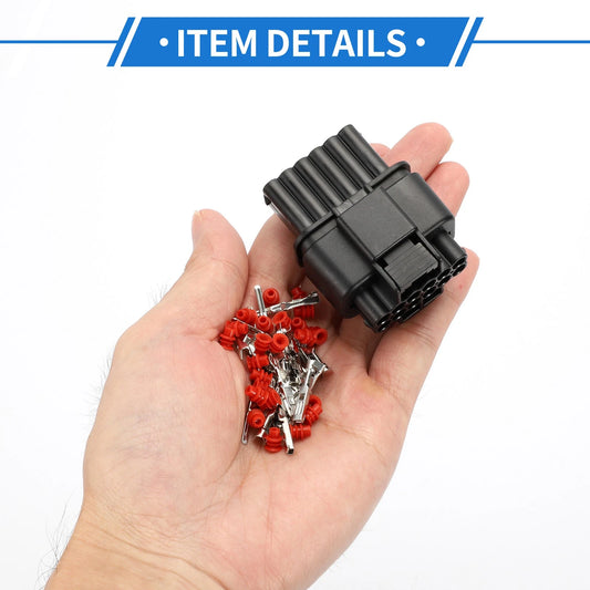 12 Pin Front Headlight Connector Plug for Hyundai - 1 Set