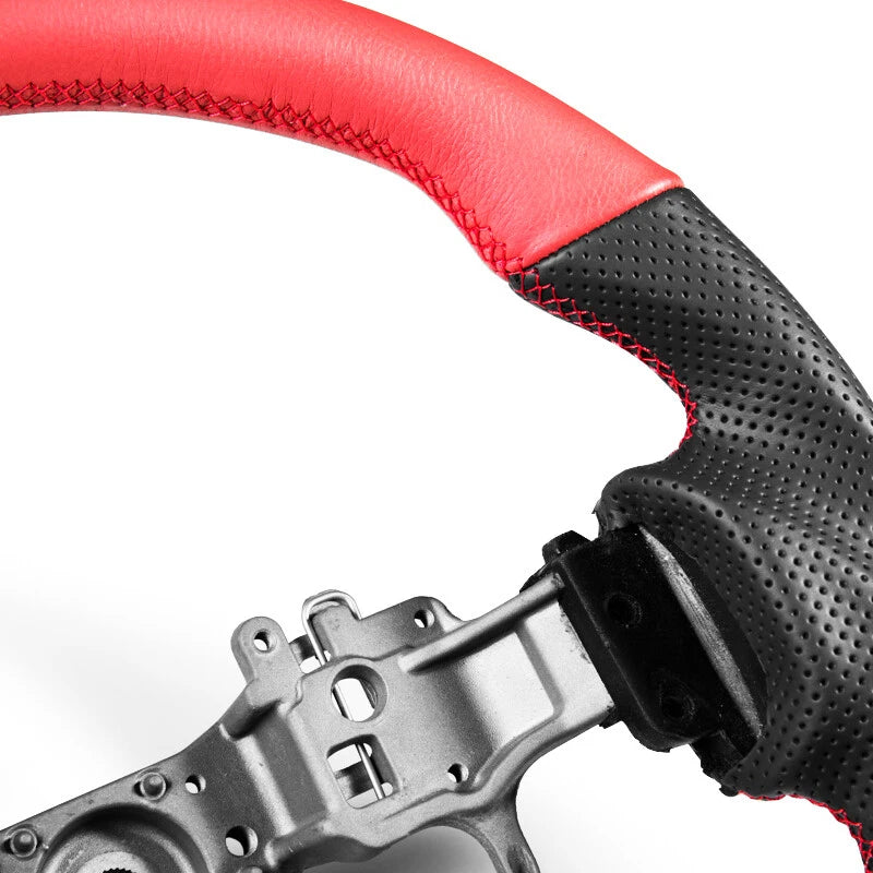 Flat Sport Steering Wheel Red Leather for Lexus IS/CT/NX (2000-2023)
