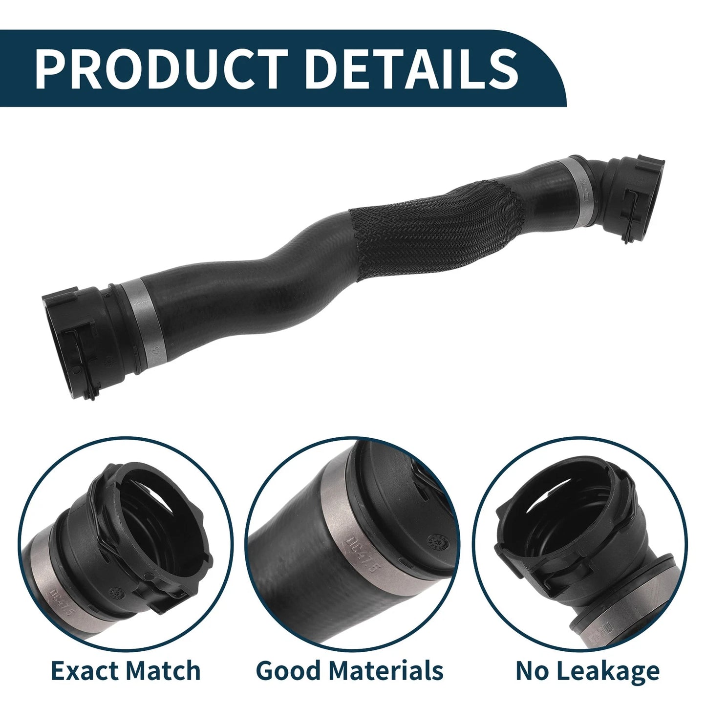 Radiator Hose for BMW 5 Series 2017-2020 Coolant Pipe