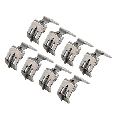 Double Needle Center Edge Foot with Spring Guide for SINGER 112W, JUKI LH-515