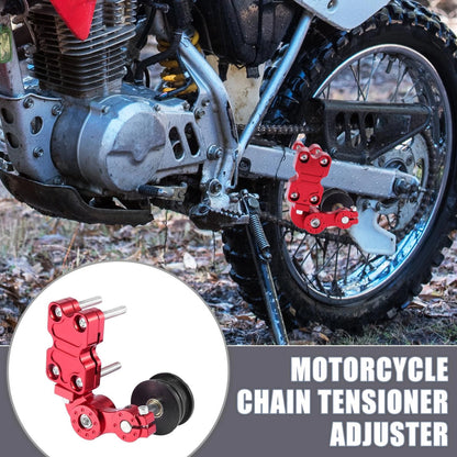 Red Chain Tensioner for Motorcycle Motocross Dirt Bike ATV