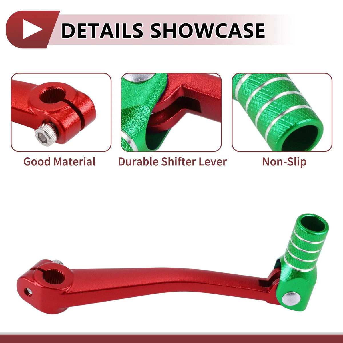 1 x Folding Gear Shifter Lever for Bosuer 125 Green Head