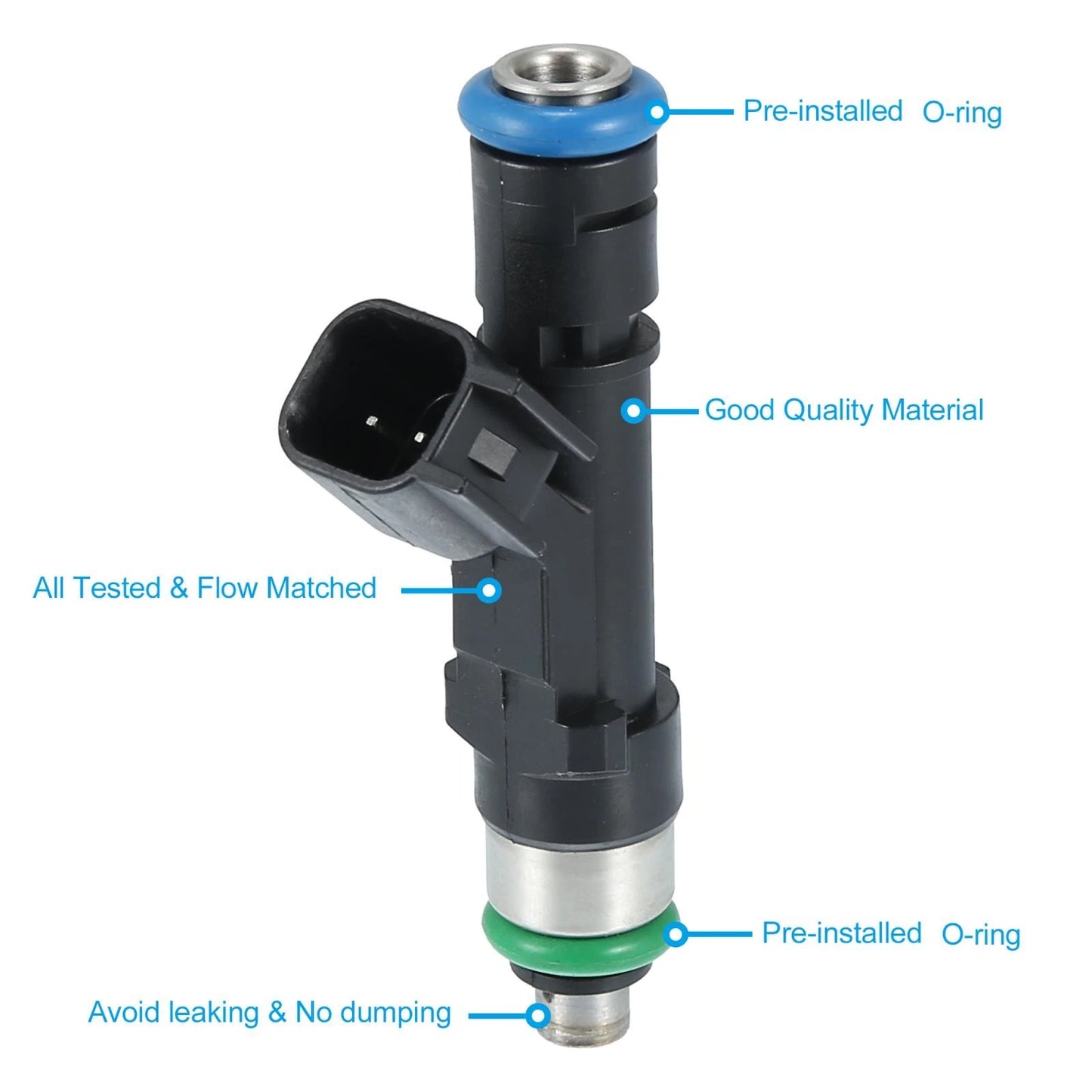 8 x Fuel Injectors for Ford F150 FX4 XL XLT 5.4L V8 (2004)