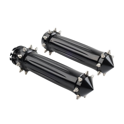 1'' Spikes Motorcycle Hand Grips for Harley Touring Dyna Softail