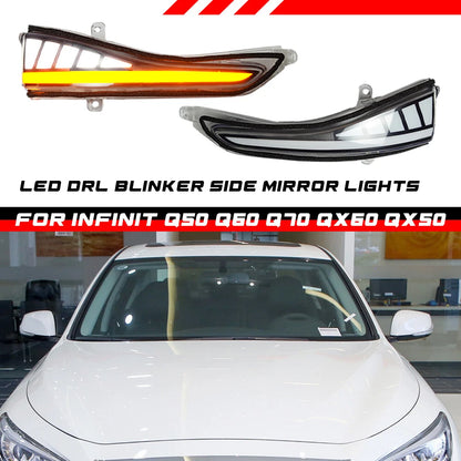 Color Side Mirror Turn Signal Light for Infiniti Q50 (2013–2023)