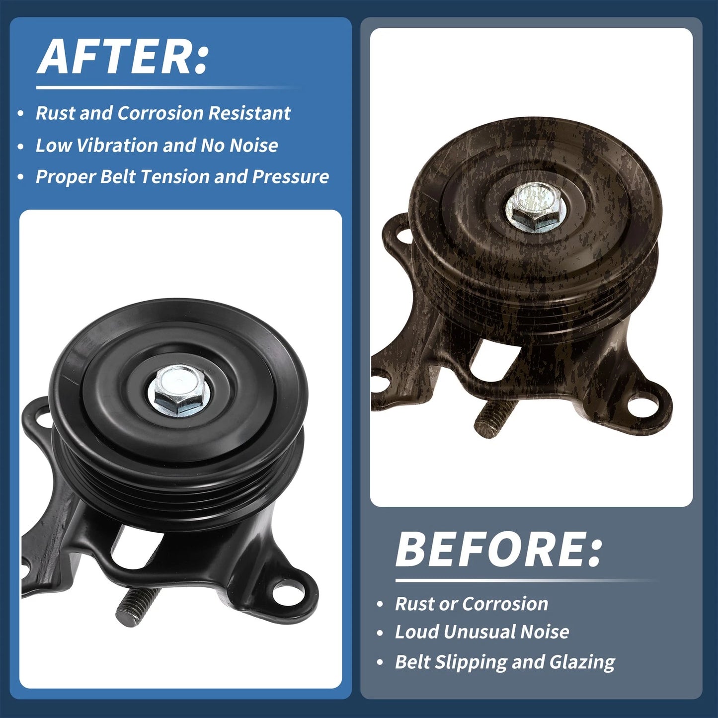 Belt Tensioner for Toyota Tacoma 1995-2004 2.4L 2.7L Gas (1995-2004)