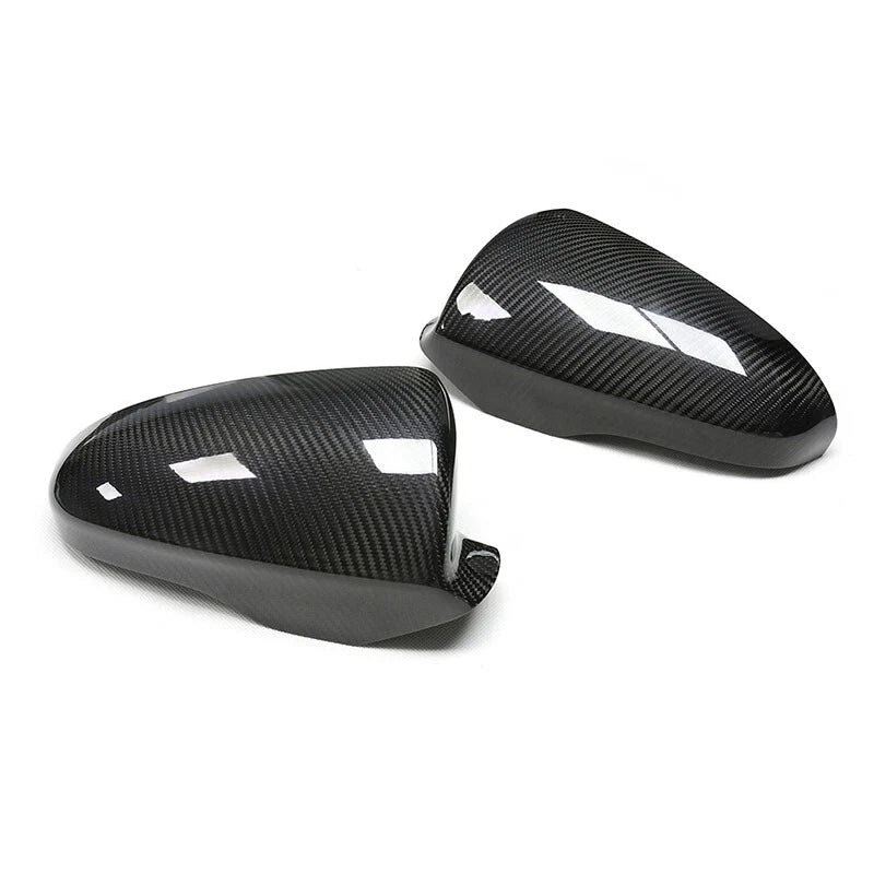 Real Carbon Fiber Side Rearview Mirror Cover Caps For BMW M5 F10 2012-2018